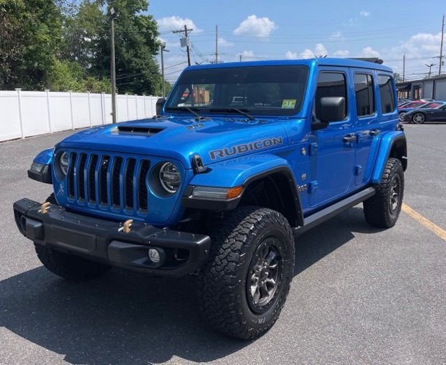 Used 2021 Blue Jeep Unlimited Rubicon 392 image 1