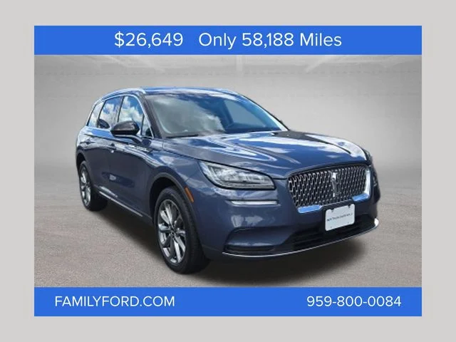 Certified Used 2022 Blue Metallic Lincoln Standard image 1
