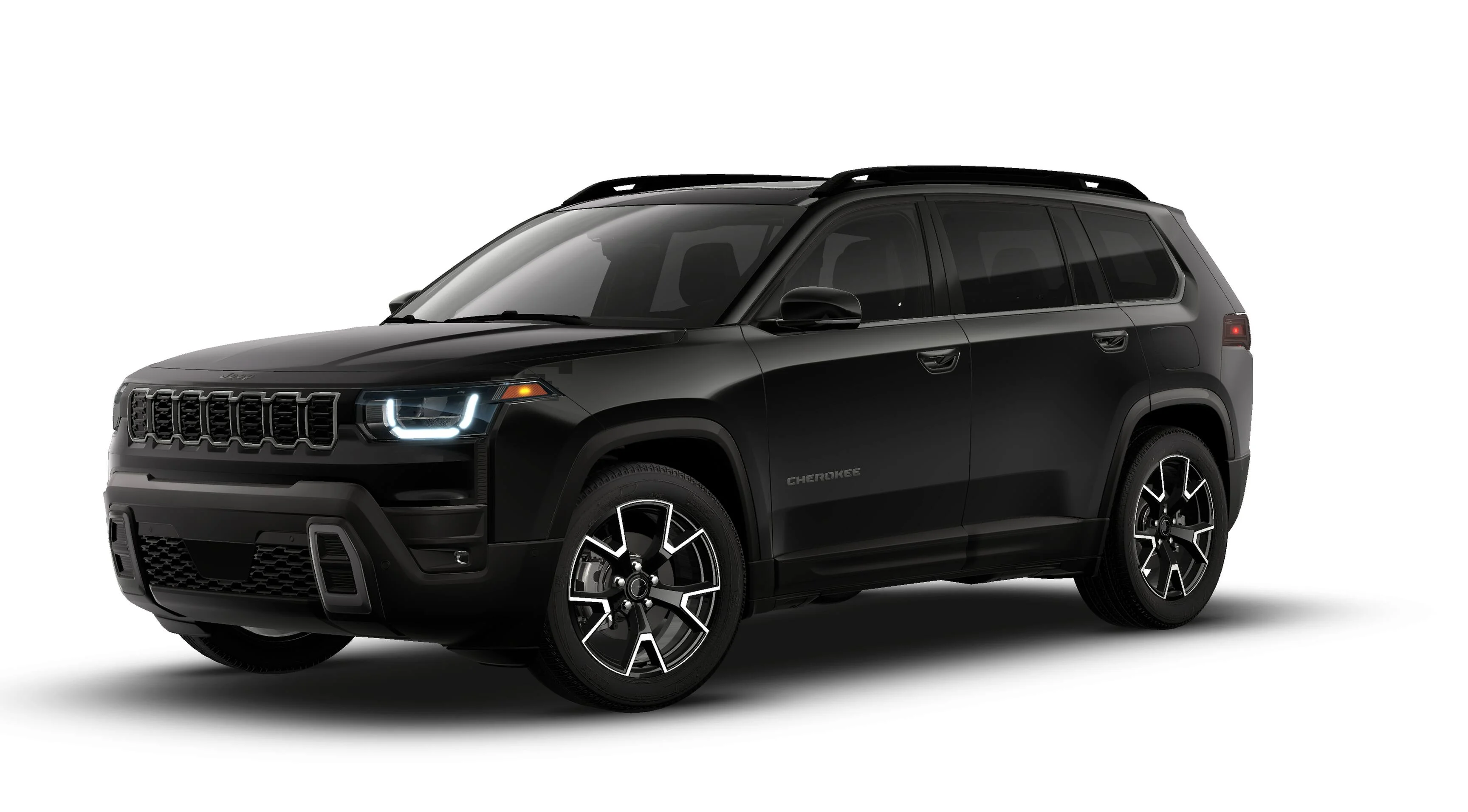 New 2026 Diamond Black Crystal Pearl-Coat Exterior Paint Jeep Overland image 1