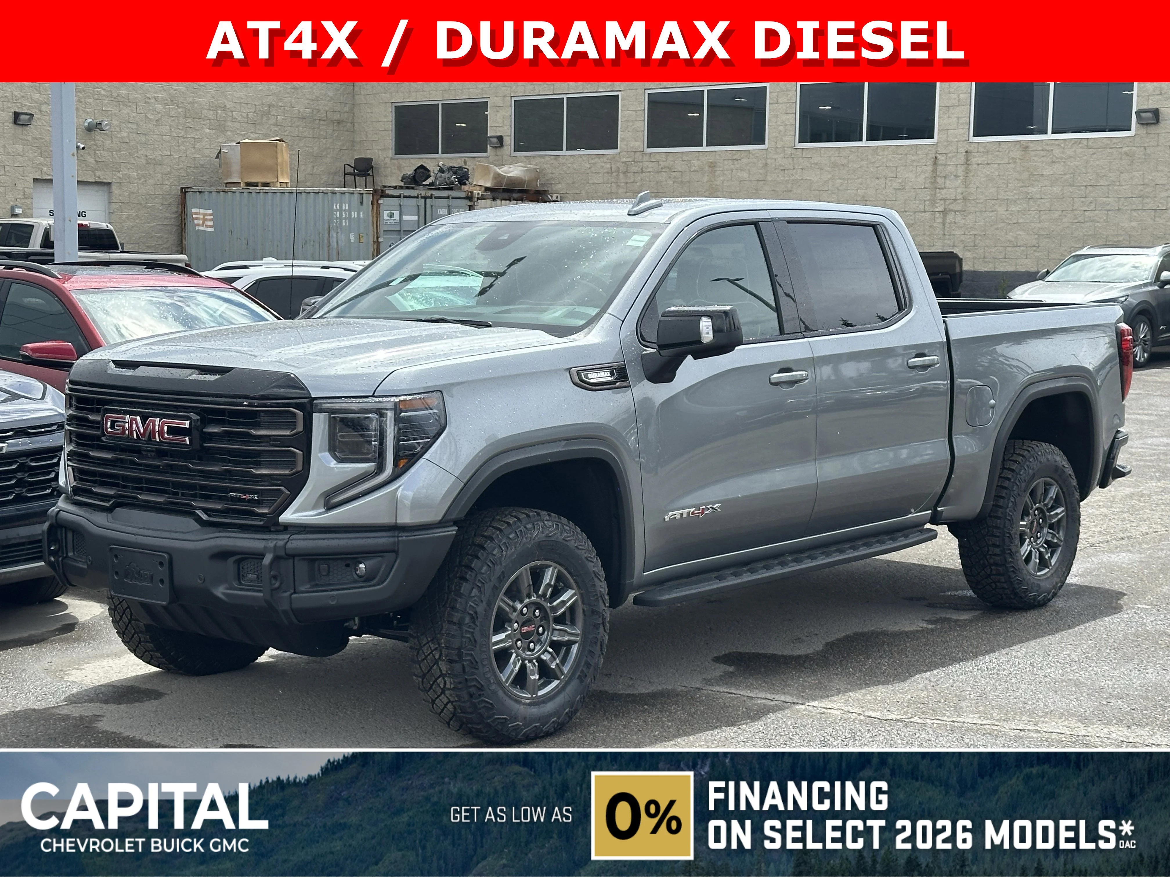 New 2026 Sterling Metallic GMC AT4X image 1