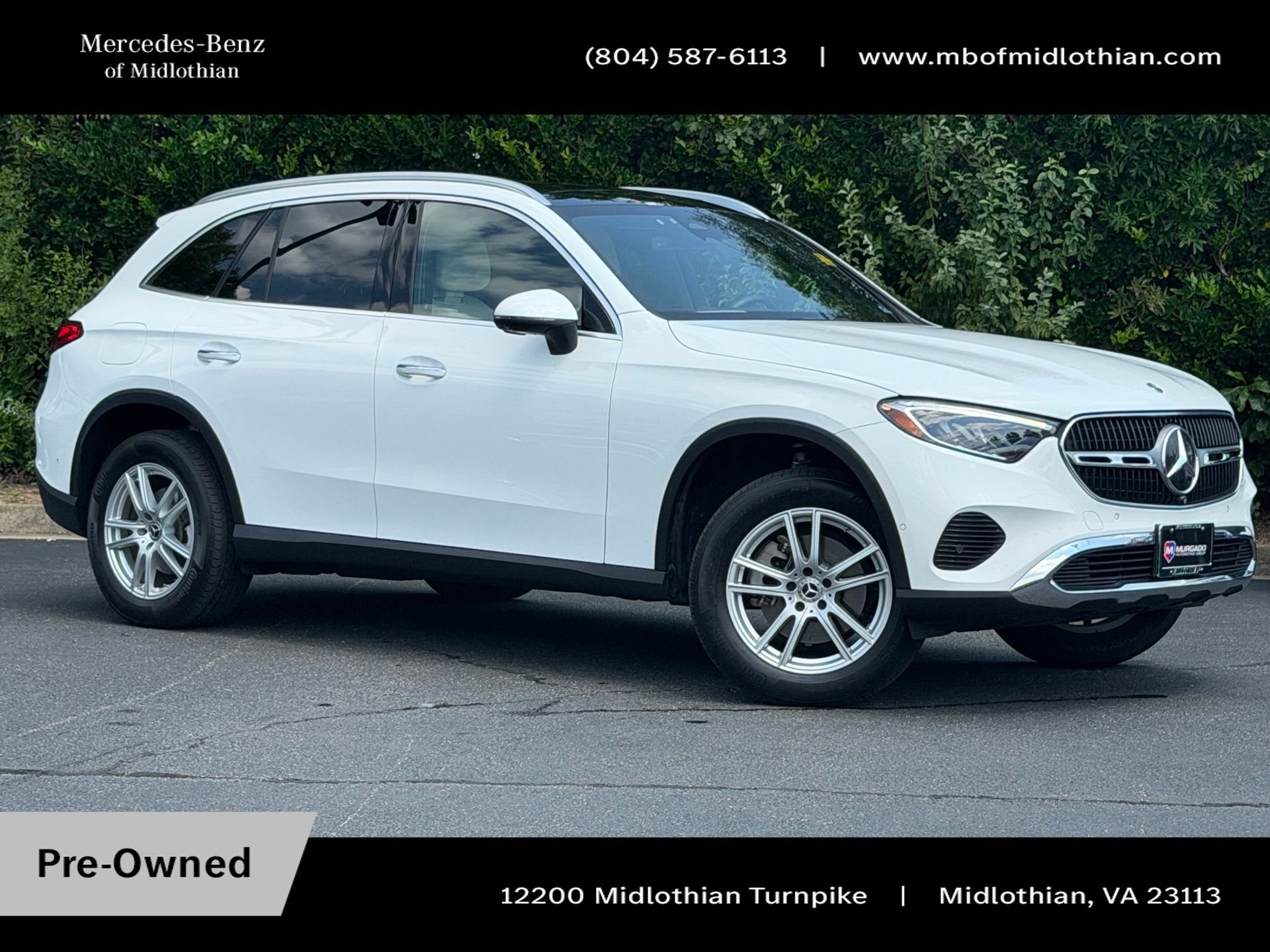 Certified Used 2023 White Mercedes-Benz GLC 300 image 1