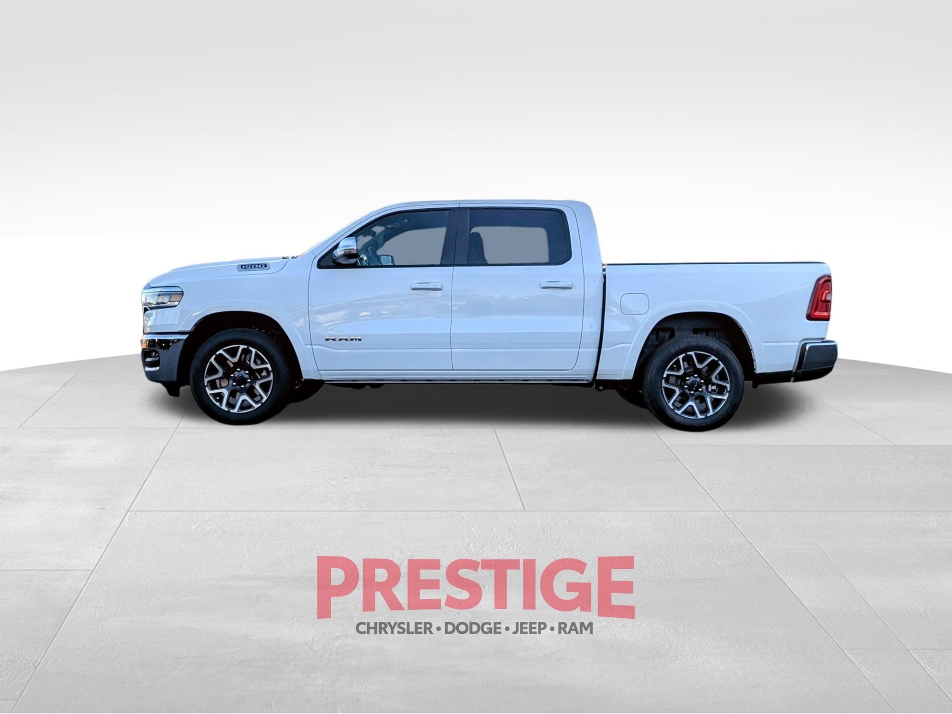 New 2026 Bright White Clear-Coat Exterior Paint RAM Laramie image 9