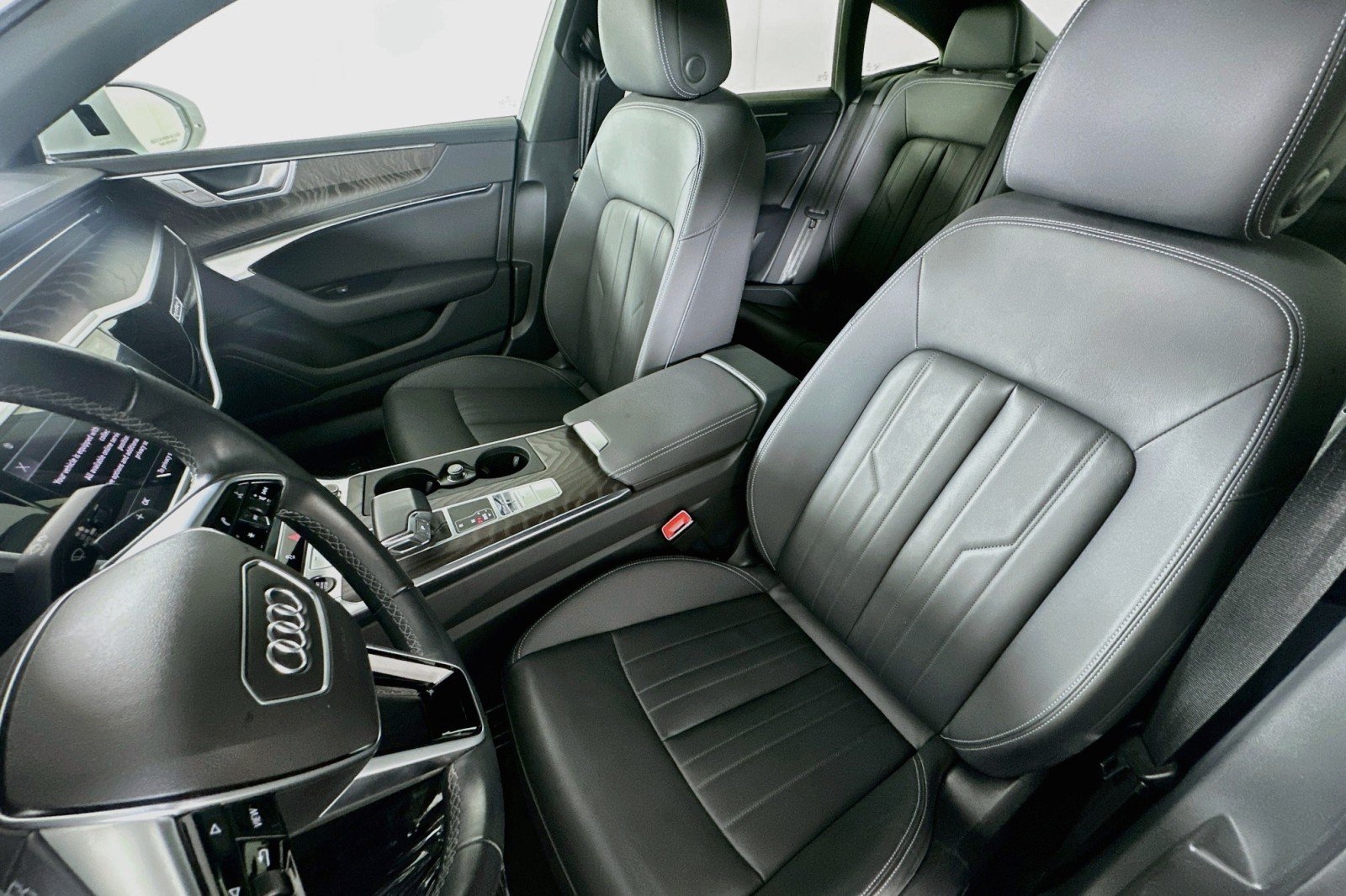 Used 2023 Glacier White Metallic Audi Premium image 16