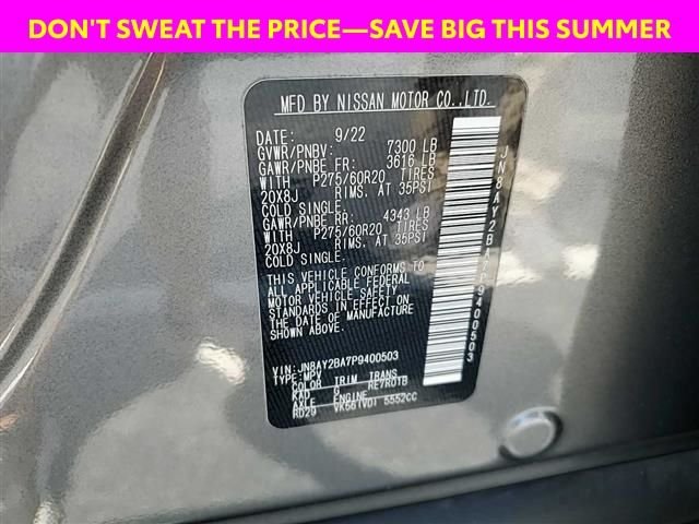 Used 2023 Gray Nissan SL image 5