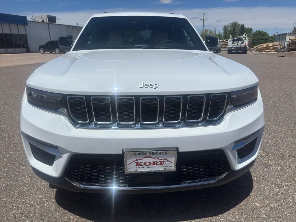 Used 2024 Bright White Clearcoat Jeep Limited image 3