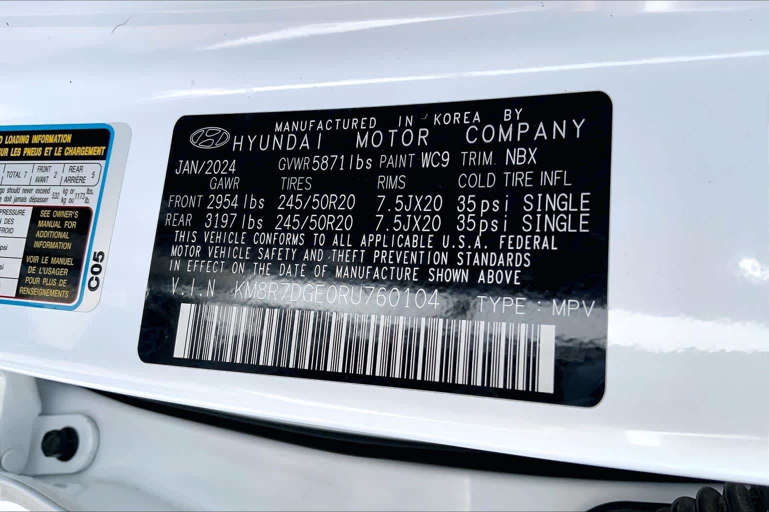 Used 2024 Hyper White Hyundai Calligraphy image 34