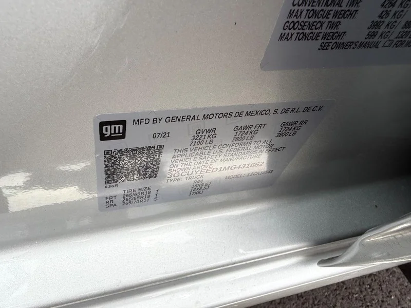 Certified Used 2021 Silver Ice Metallic Chevrolet RST image 21