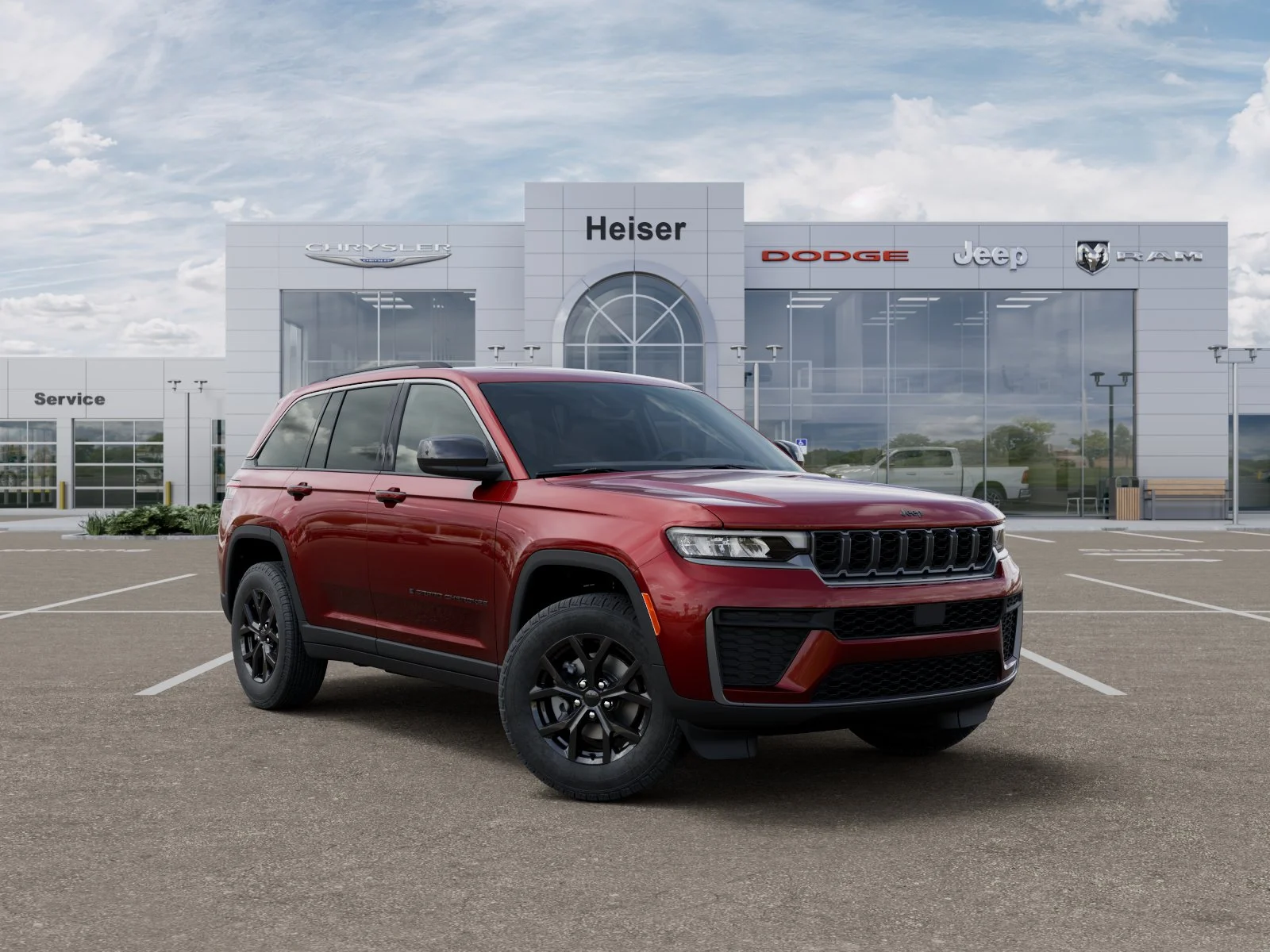 New 2026 Velvet Red Pearl-Coat Exterior Paint Jeep Altitude image 31