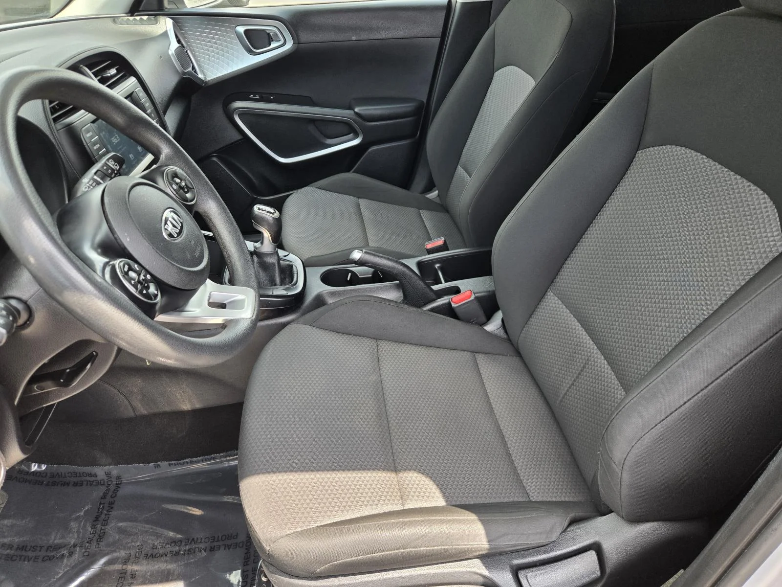 Used 2020 Sparkling Silver Kia LX Manual image 19