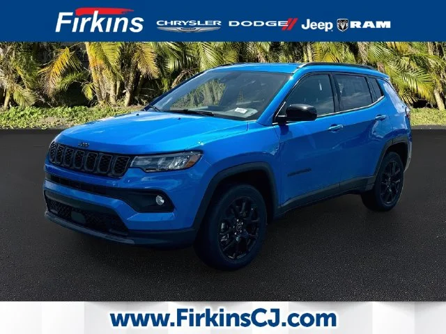 New 2026 Hydro Blue Pearl-Coat Exterior Paint Jeep Latitude image 1