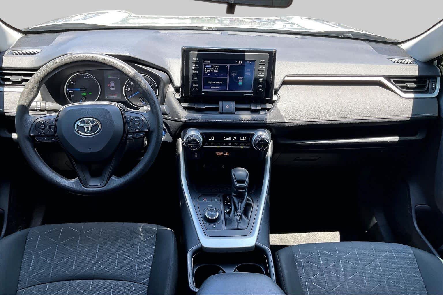 Used 2020 Silver Sky Metallic Toyota Hybrid XLE image 13