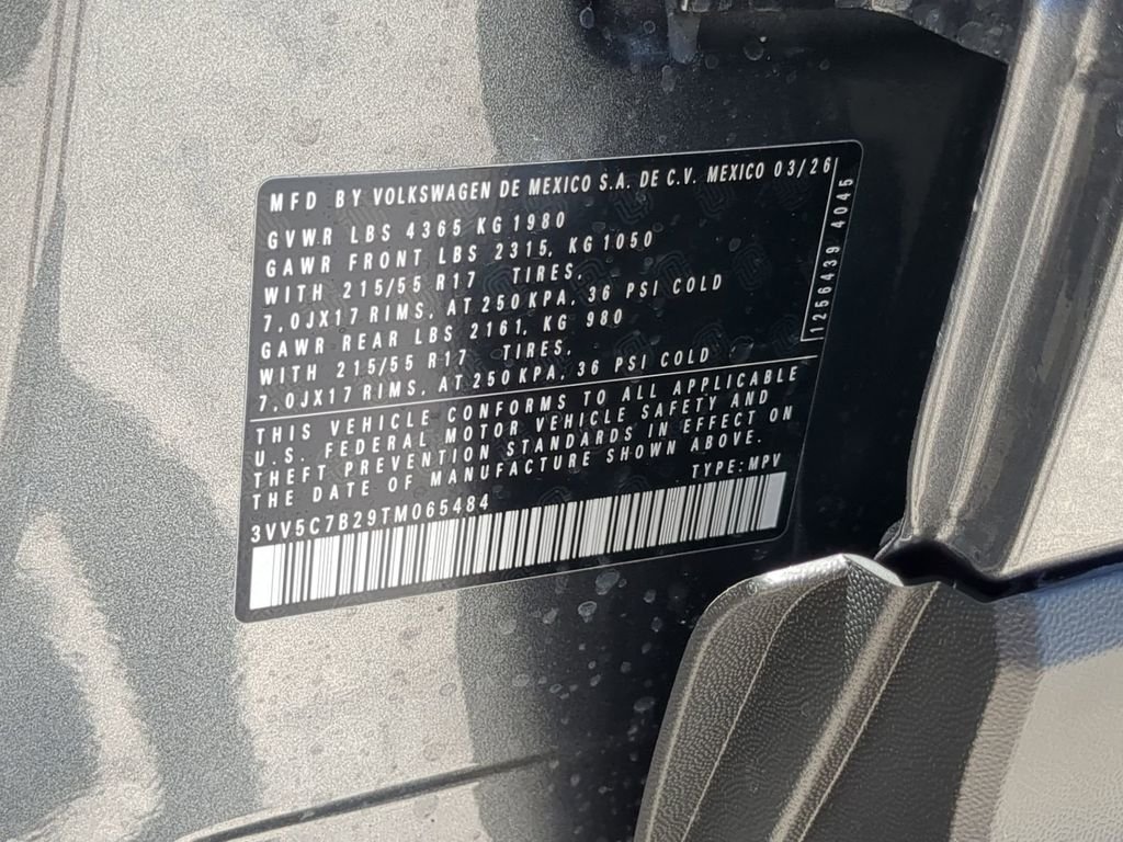 New 2026 Gray Volkswagen 1.5T S image 30
