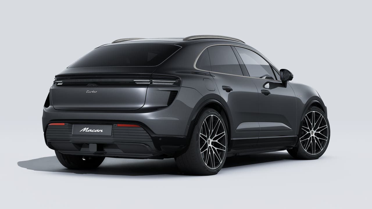 New 2026 Volcano Grey Metallic Porsche Turbo Electric image 9