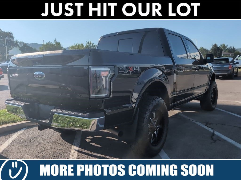 Used 2017 Shadow Black Ford Lariat image 8