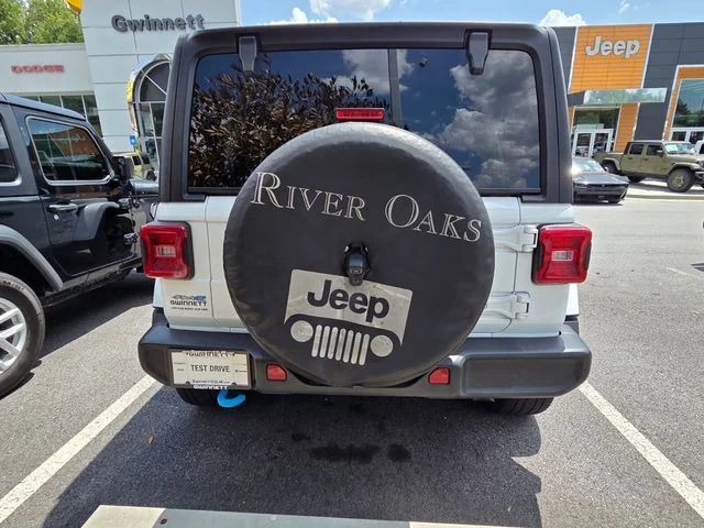 Used 2023 White Jeep Sahara 4xe image 4