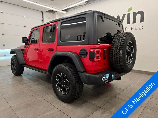 Used 2020 Firecracker Red Clearcoat Jeep Unlimited Rubicon image 3