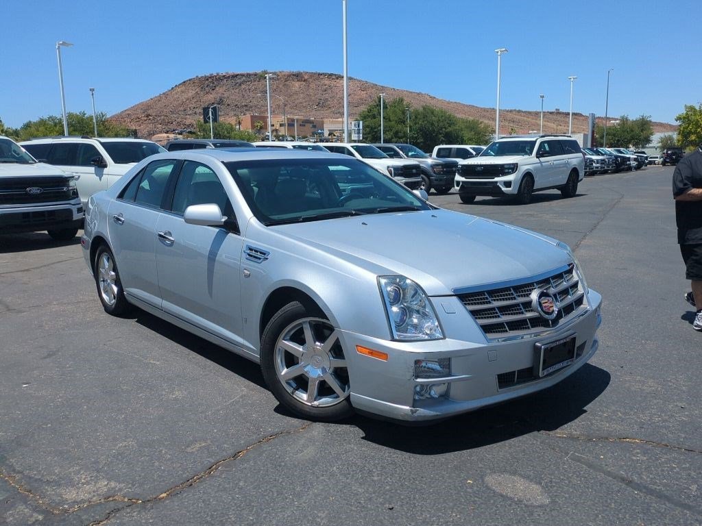 Used 2009 Radiant Silver Cadillac RWD w/1SB image 2