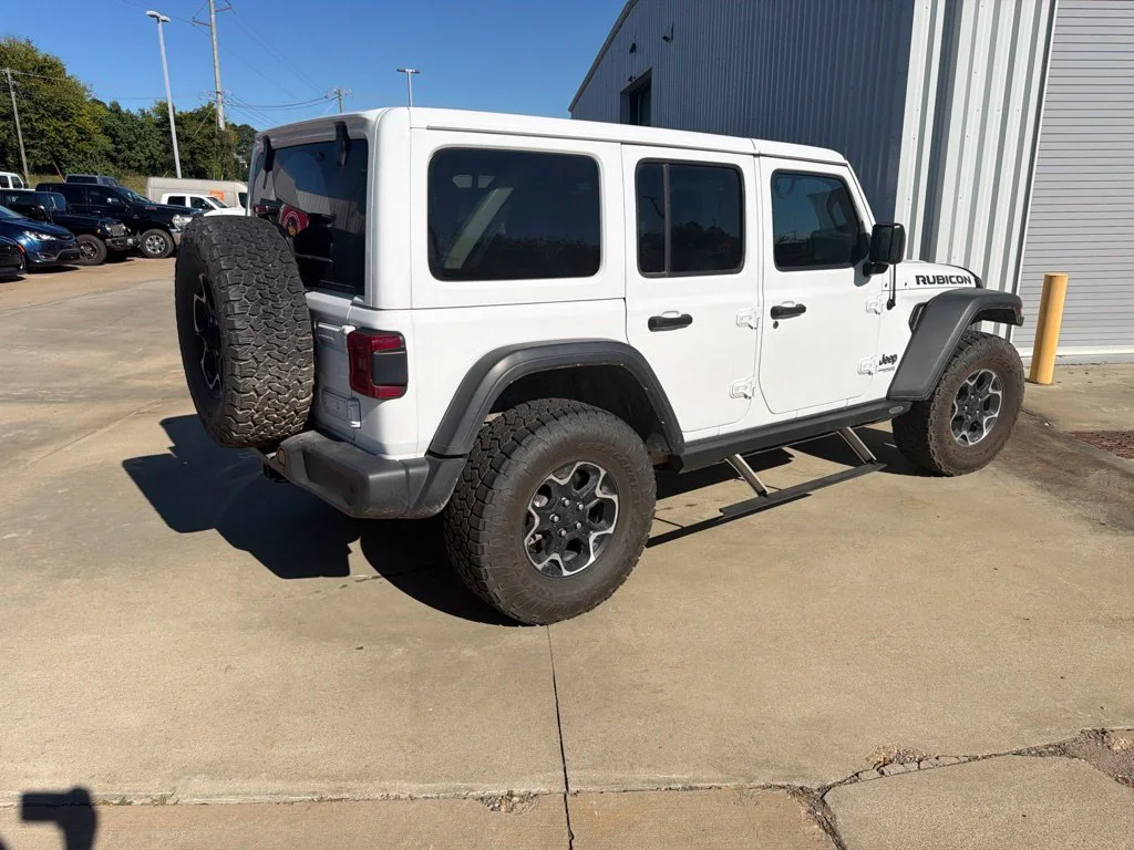 Certified Used 2021 White Jeep Unlimited Rubicon 4xe image 12