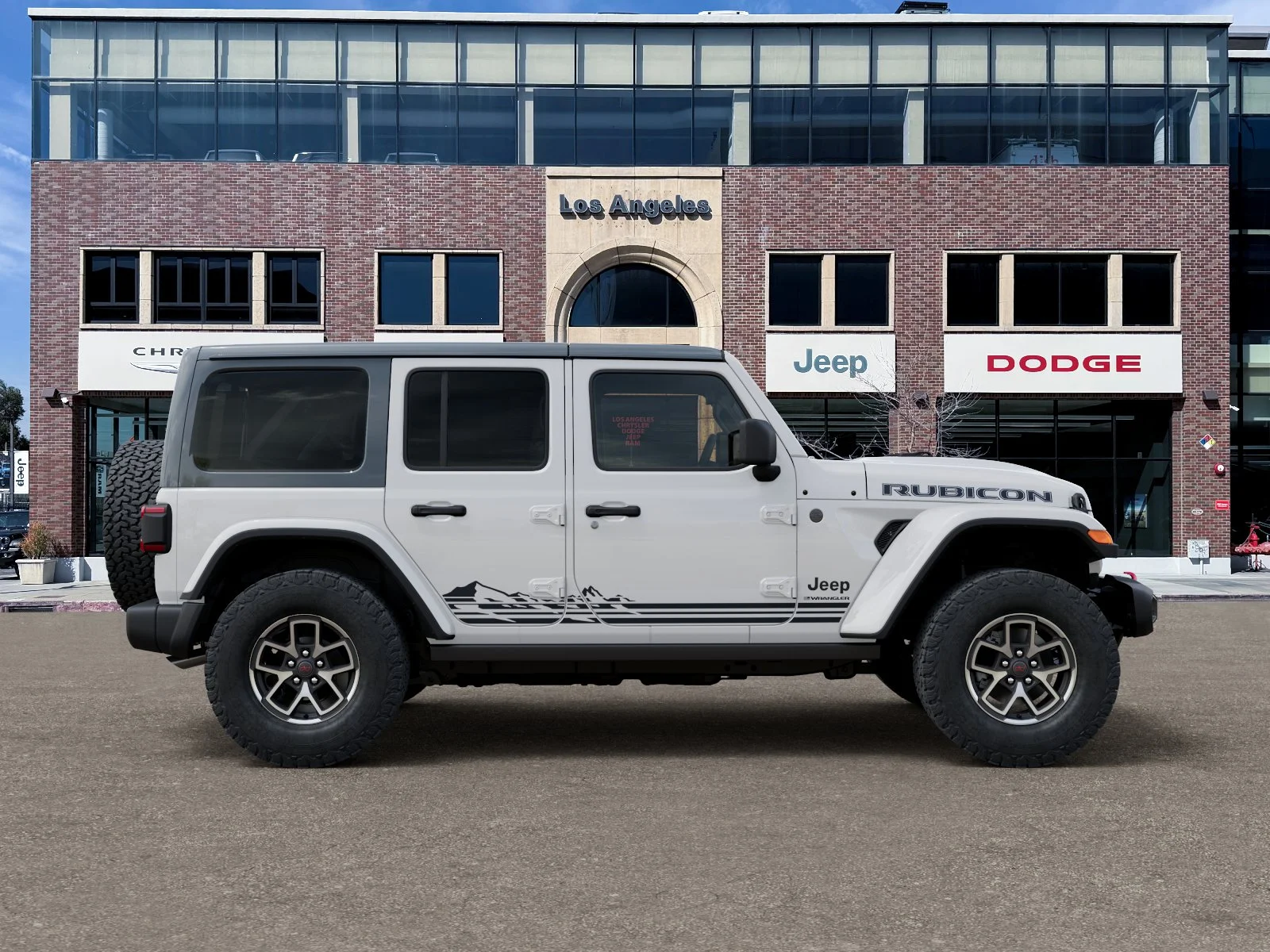 New 2026 Bright White Clear-Coat Exterior Paint Jeep Rubicon image 47