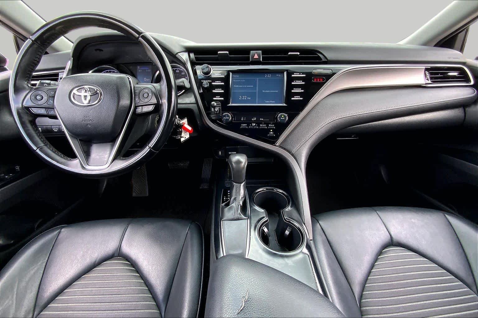 Used 2019 Midnight Black Metallic Toyota SE image 15