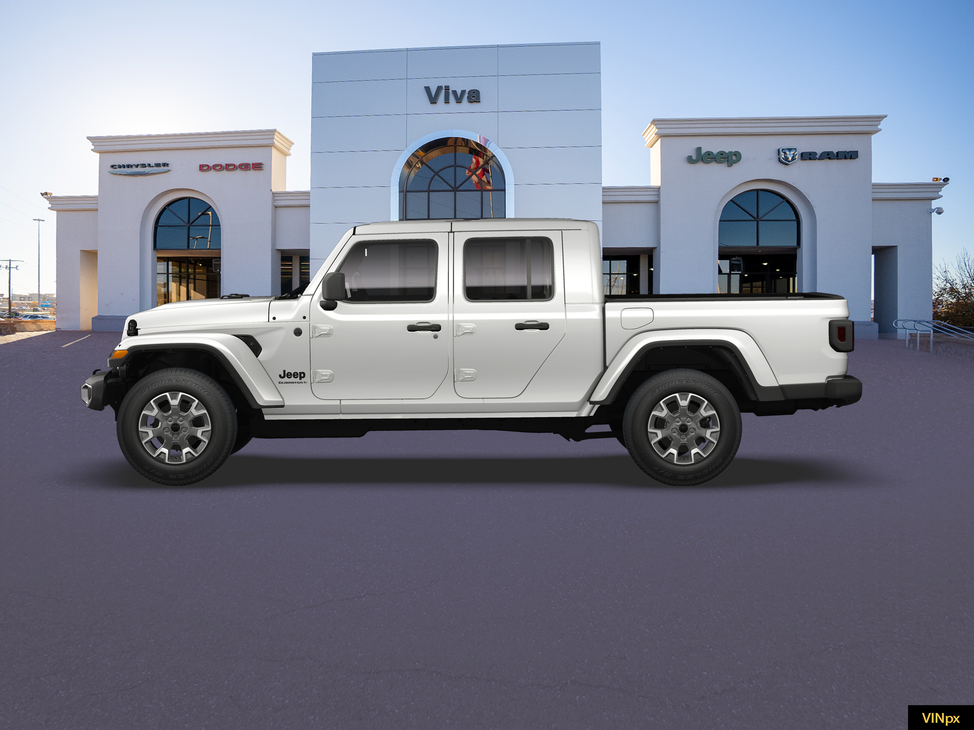 New 2026 Bright White Clearcoat Jeep Sahara image 3