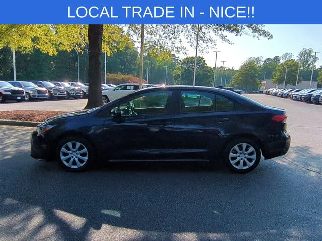 Used 2023 Blue Toyota LE image 2