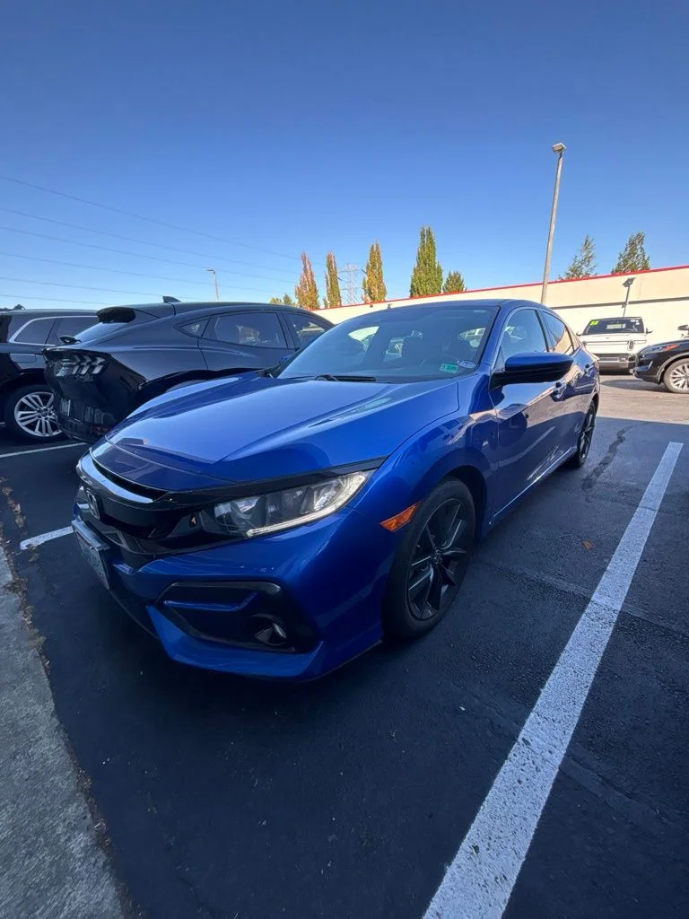 Used 2021 Blue Honda EX image 1