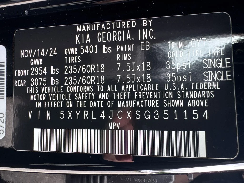 Certified Used 2025 Black Kia S image 32