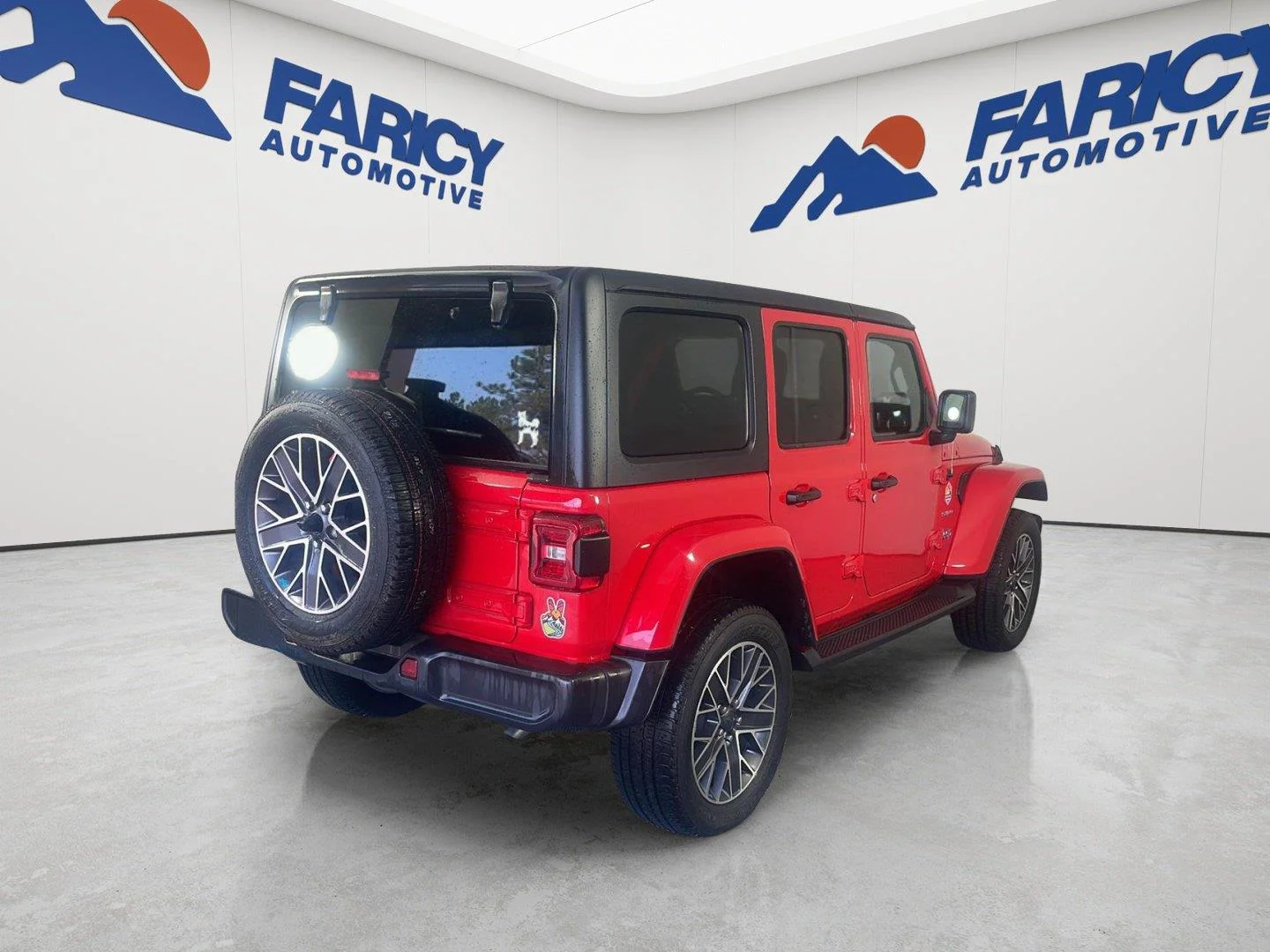 Used 2023 Firecracker Red Clearcoat Jeep Sahara image 7