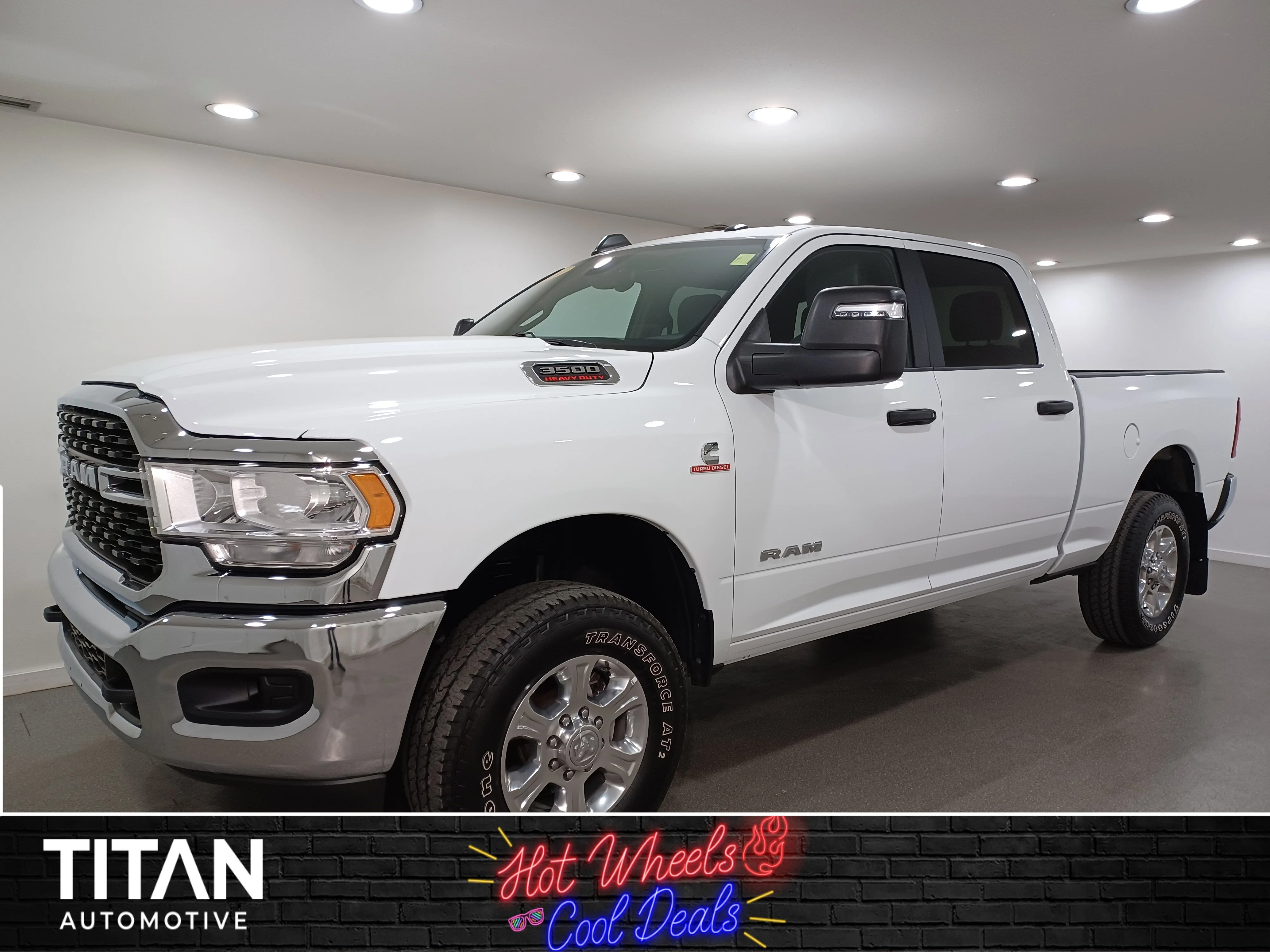 Certified Used 2024 Bright White Ram Bighorn 4x4*6.7L Cummins Diesel | 6 Pass | 6 Foot Box | Htd Power Fold MIrrors | Tow Pkg image 1