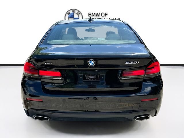 Certified Used 2023 Black BMW 530i xDrive image 6