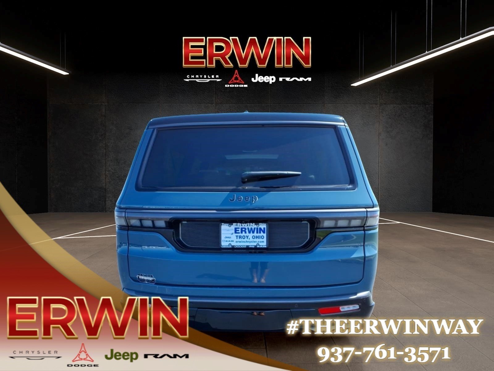 New 2026 Steel Blue Exterior Paint Jeep Summit Obsidian image 4