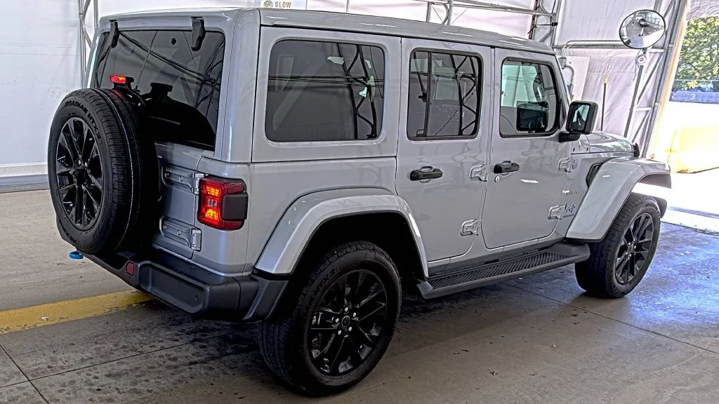 Used 2024 Silver Jeep Sahara 4xe image 2