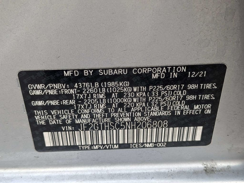 Used 2022 Silver Subaru Sport image 19