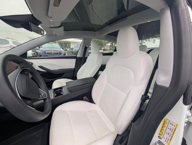 Used 2025 Pearl White Multi-Coat Tesla Long Range image 13