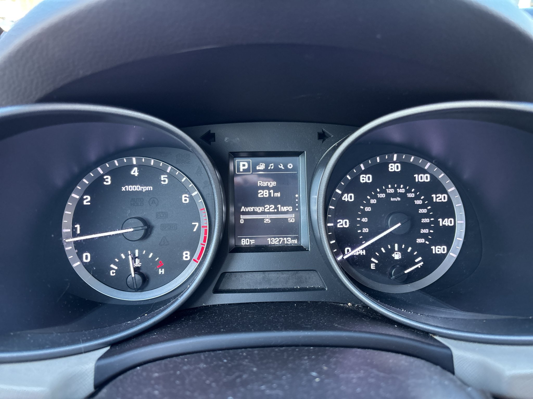 Used 2017 Serrano Red Hyundai 2.4L image 5