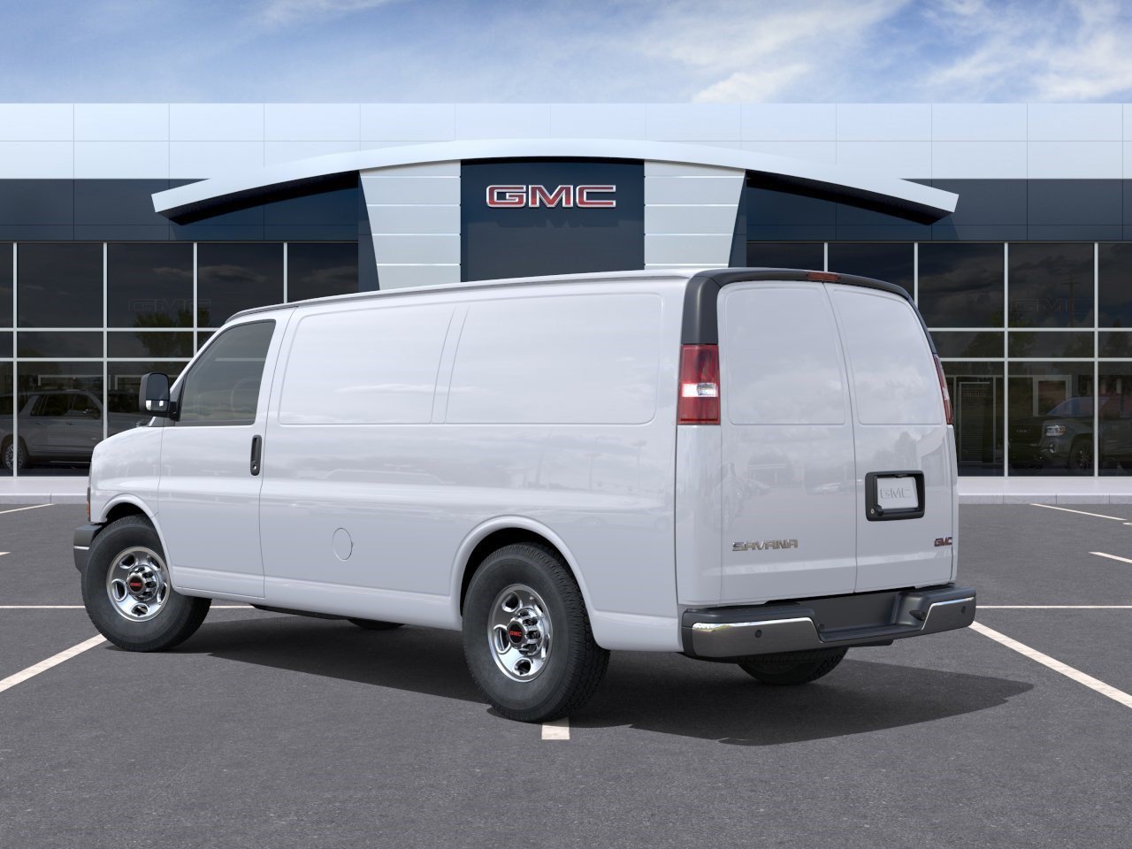 New 2026 Summit White GMC Work Van image 3