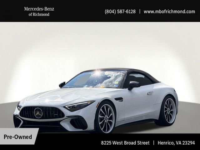 Certified Used 2024 White Mercedes-Benz SL 63 AMG® image 1