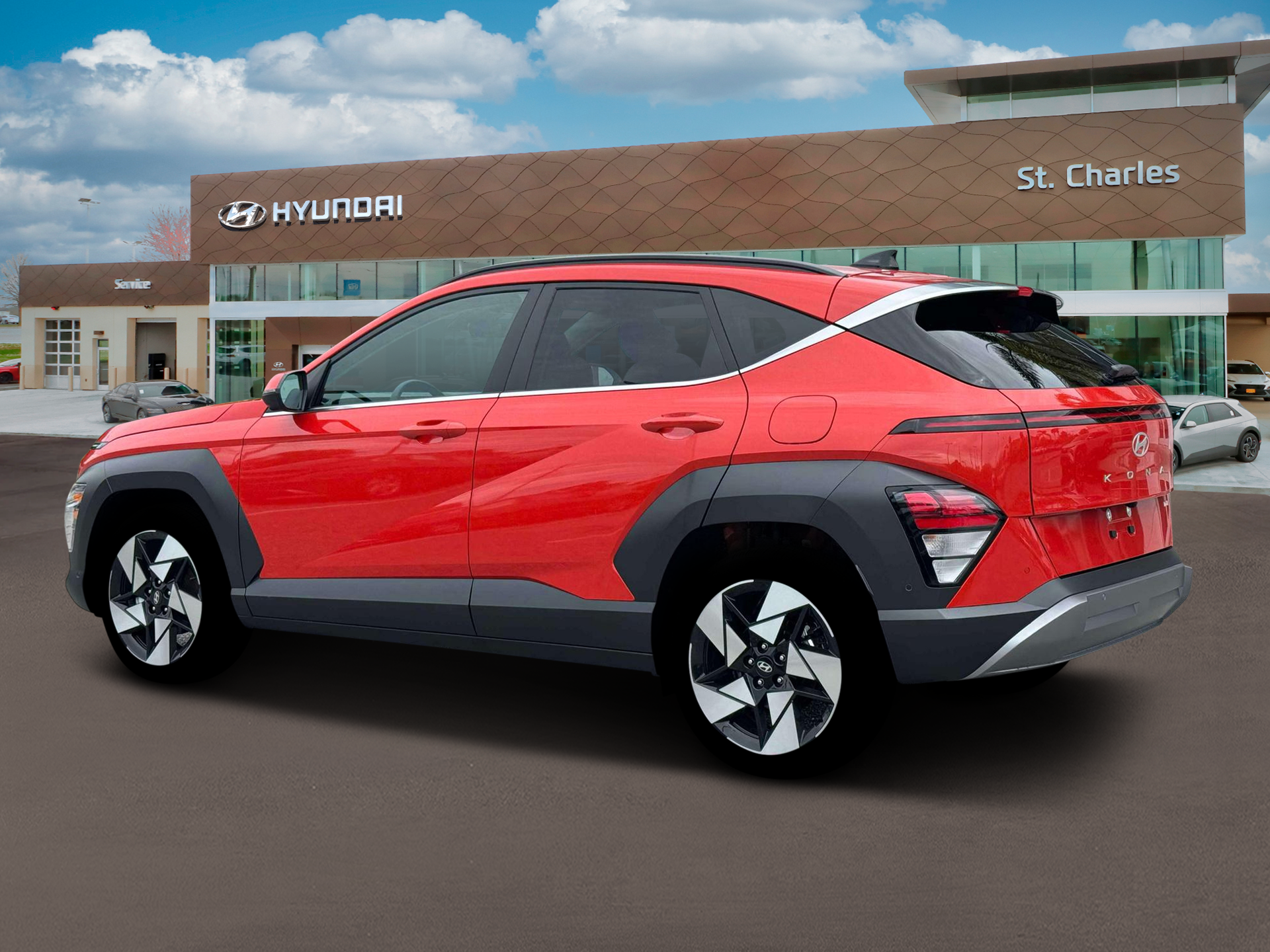 New 2026 Orange Hyundai Limited AWD image 4