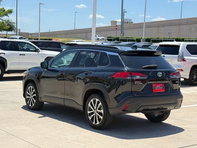 Certified Used 2025 JET BLACK Toyota XLE image 6