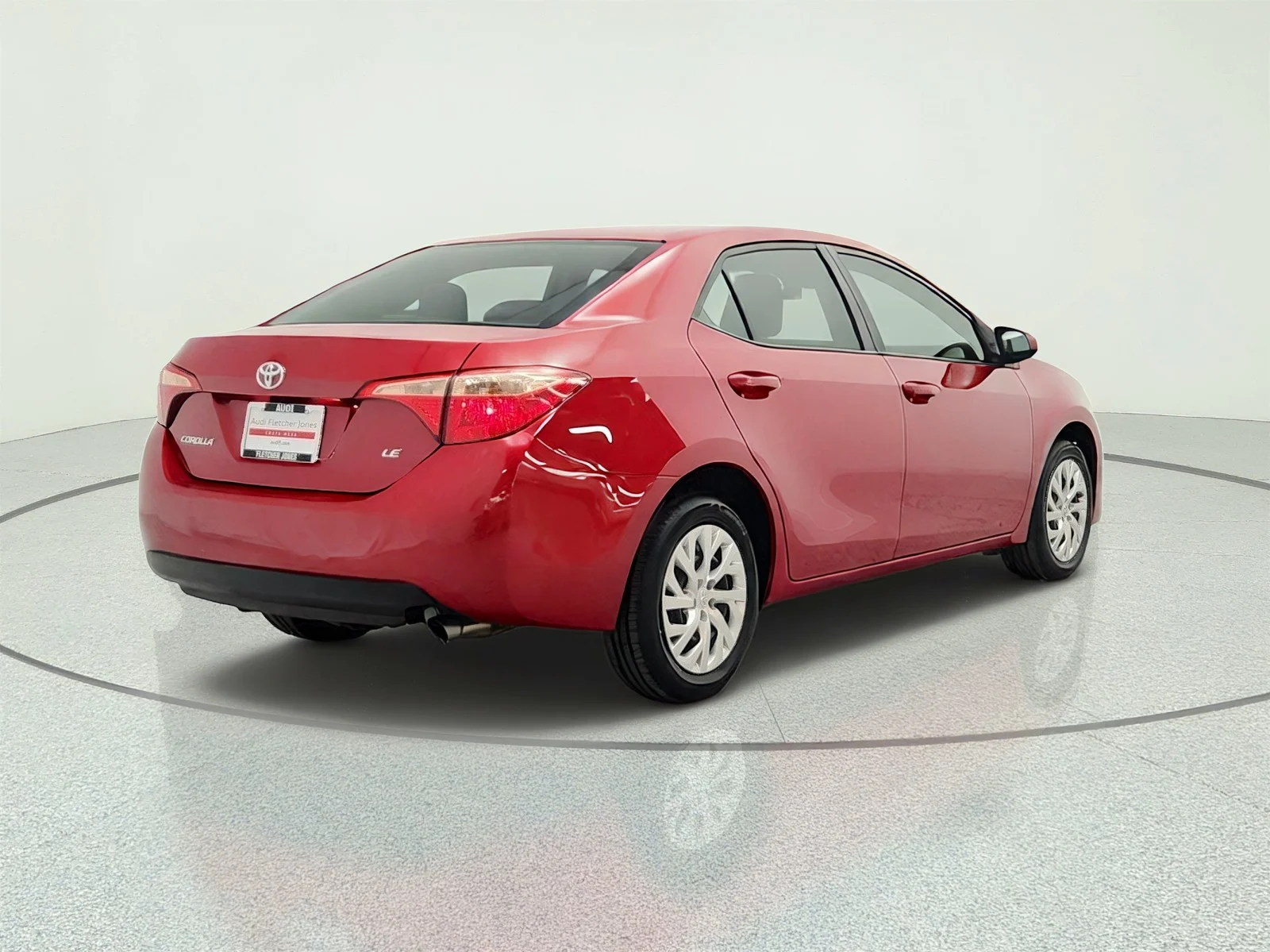 Used 2017 Barcelona Red Metallic Toyota LE image 5
