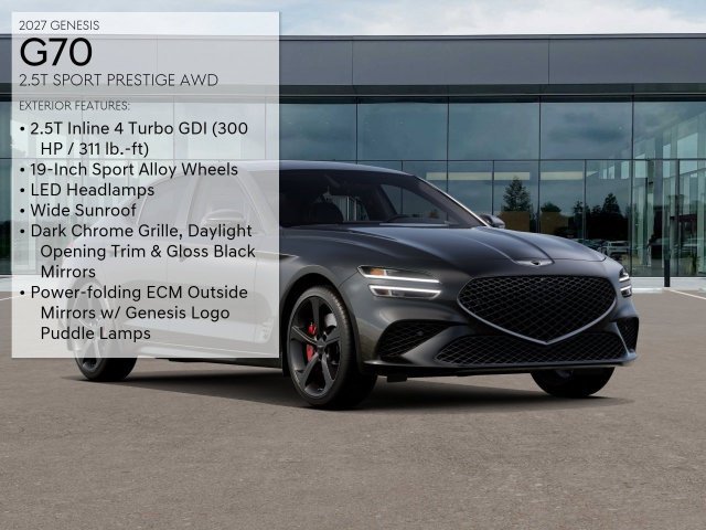 New 2027 Black Genesis 2.5T Sport Prestige image 3