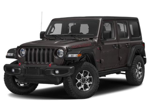 Used 2020 Granite Crystal Metallic Clearcoat Jeep Unlimited Rubicon image 1