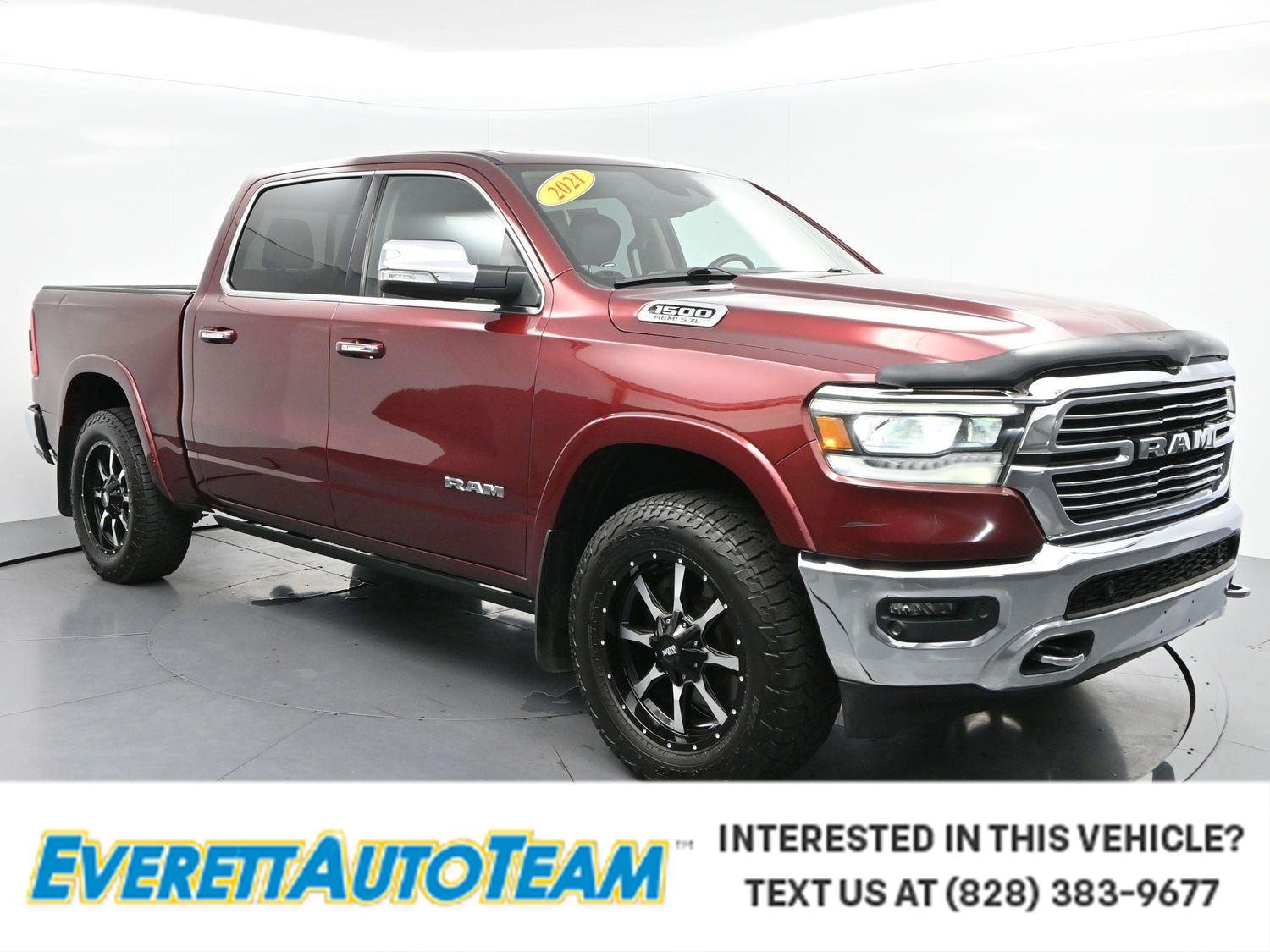 Used 2021 Delmonico Red Pearlcoat Ram Laramie image 1