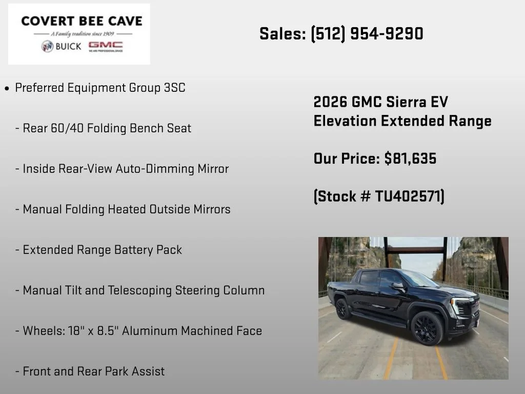 2026 GMC Sierra EV Elevation - Photo 6