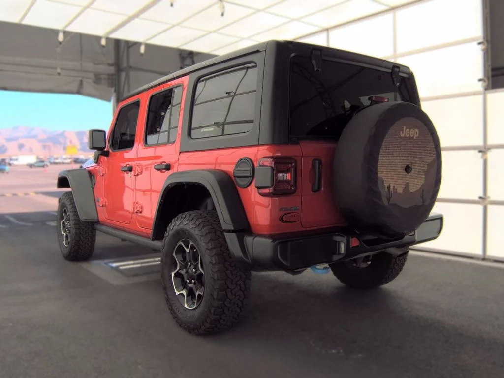 Used 2022 Red Jeep Unlimited Rubicon 4xe image 4