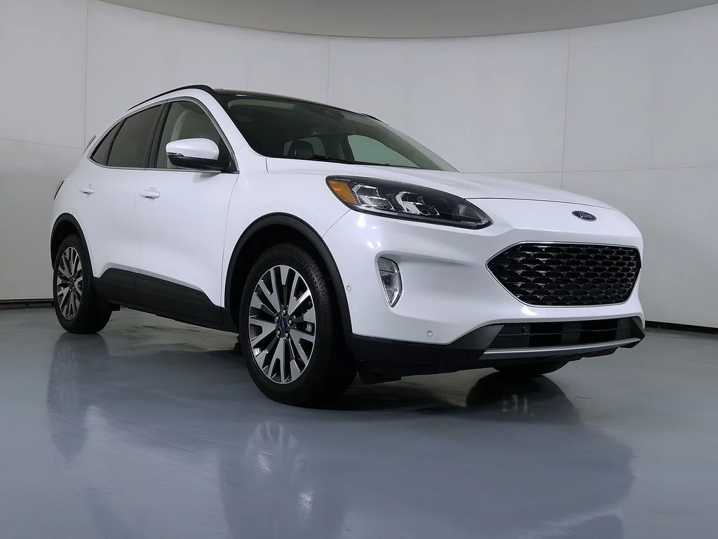 Used 2020 White Ford Titanium image 1