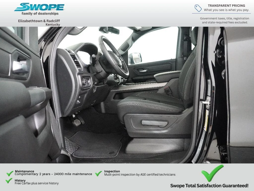 New 2026 Diamond Black Crystal Pearl-Coat Exterior Paint RAM Express image 12