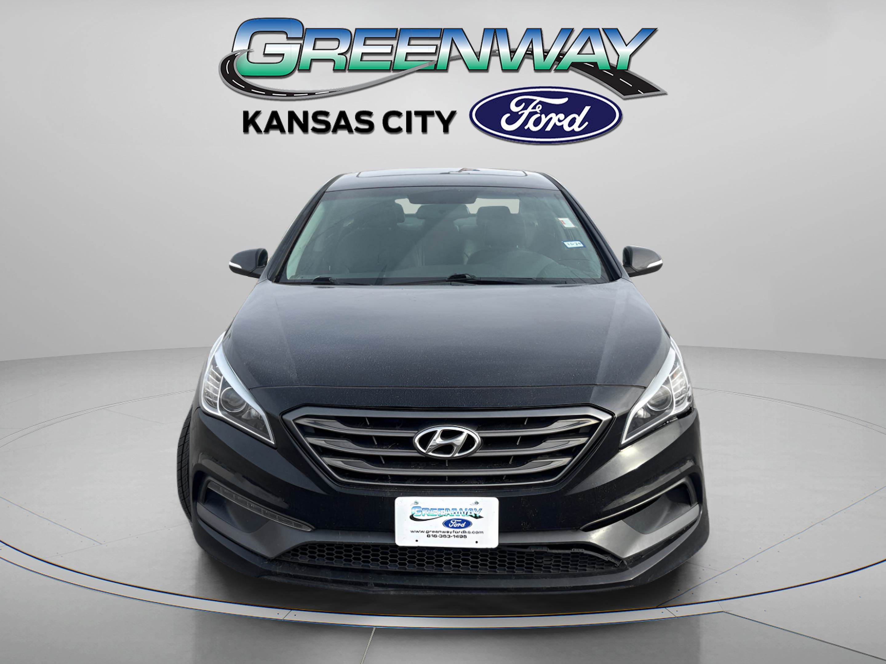 Used 2016 Hyundai Sonata Sport with VIN 5NPE34AF0GH364505 for sale in Kansas City