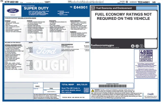 New 2026 Oxford White Ford F-350® XLT image 4